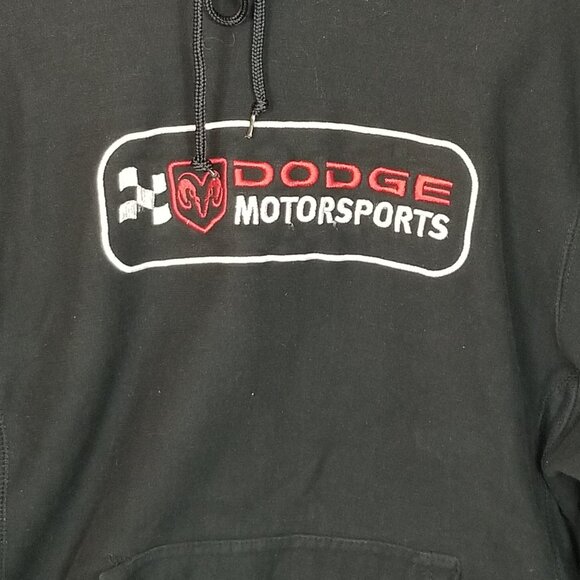 Dodge Other - Vtg DODGE MOTORSPORTS Embroidered Logo Hoodie Hooded Sweatshirt Size Small ~4455